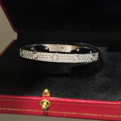 [⭐Veyra]LOVE BRACELET 6.1MM DIAMOND-PAVED 10 BIG DIAMONDS