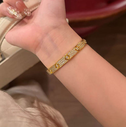 [⭐Veyra]LOVE BRACELET 6.1MM DIAMOND-PAVED 10 BIG DIAMONDS