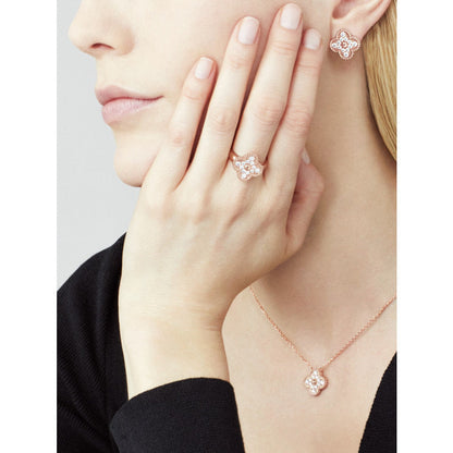 [⭐Veyra]CLOVER 15MM DIAMOND SINGLE FLOWER NECKLACE