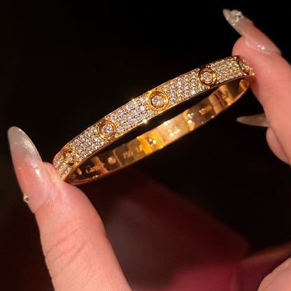 [⭐Veyra]LOVE BRACELET 6.1MM DIAMOND-PAVED 10 BIG DIAMONDS