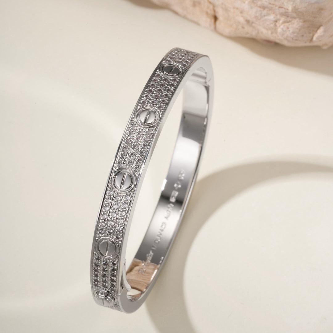 [⭐Veyra]LOVE BRACELET 6.1MM DIAMOND-PAVED
