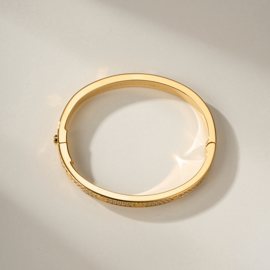 [⭐Veyra]LOVE BRACELET 6.1MM DIAMOND-PAVED