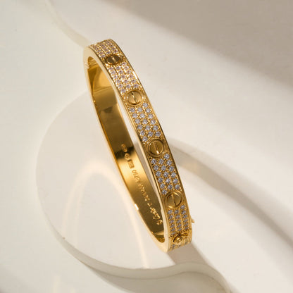 [⭐Veyra]LOVE BRACELET 6.1MM DIAMOND-PAVED