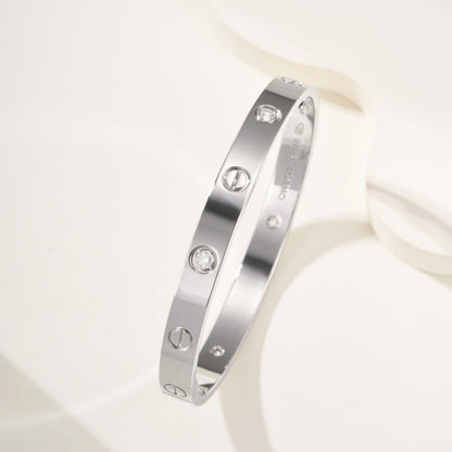 [⭐Veyra]LOVE BRACELET 6.1MM 4 DIAMONDS