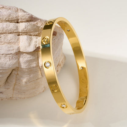 [⭐Veyra]LOVE BRACELET 6.1MM 4 DIAMONDS