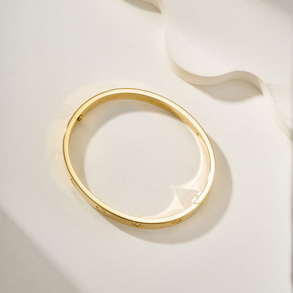 [⭐Veyra]LOVE BRACELET 6.1MM 4 DIAMONDS