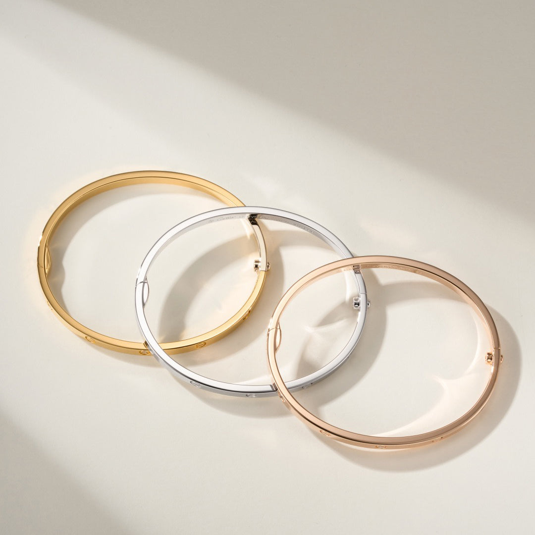 [⭐Veyra]LOVE BRACELET 3.65MM 6 DIAMONDS