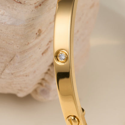 [⭐Veyra]LOVE BRACELET 3.65MM 6 DIAMONDS