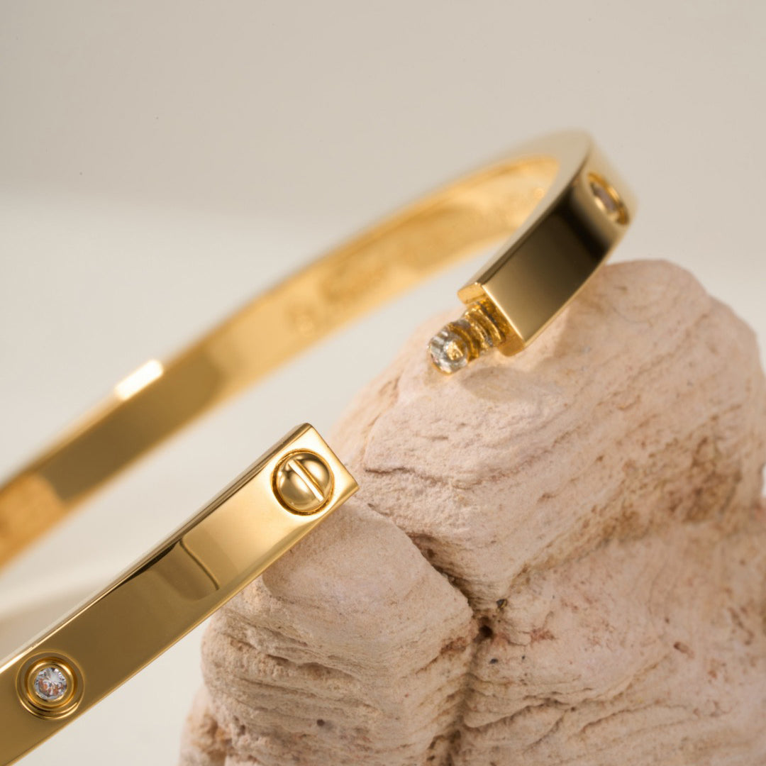 [⭐Veyra]LOVE BRACELET 3.65MM 6 DIAMONDS