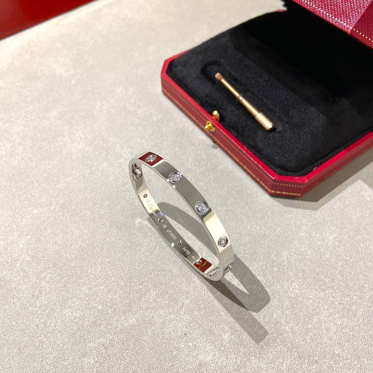[⭐Veyra]LOVE BRACELET 6.1MM 10 DIAMONDS