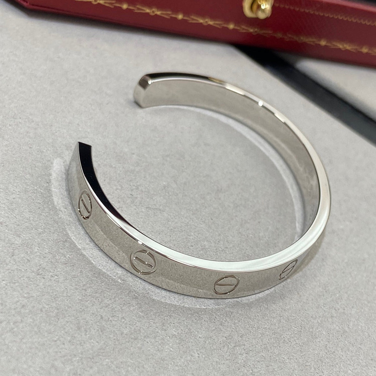 [⭐Veyra]LOVE BRACELET 6.1MM 1 DIAMOND OPEN CUFF