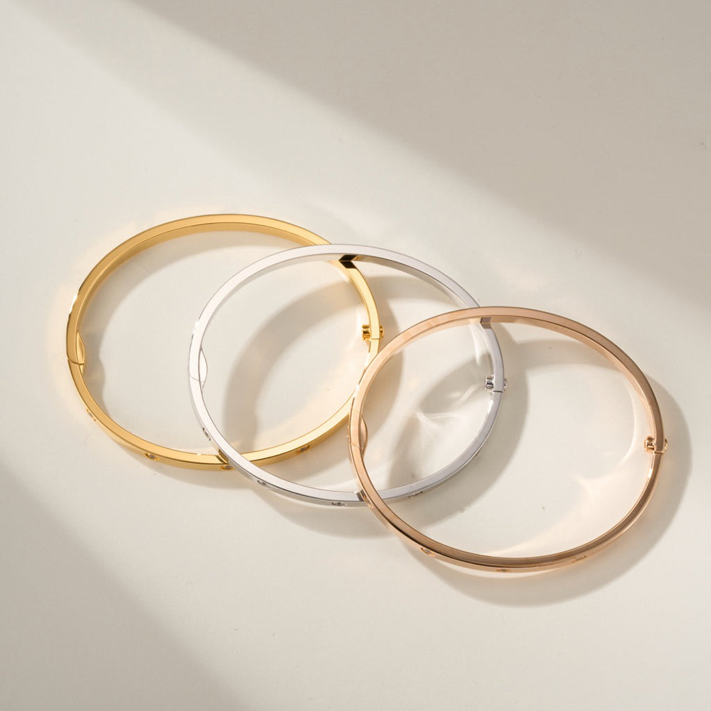 [⭐Veyra]LOVE BRACELET 3.65MM 10 DIAMONDS