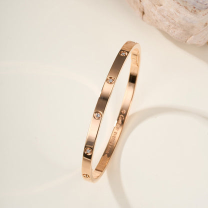[⭐Veyra]LOVE BRACELET 3.65MM 10 DIAMONDS