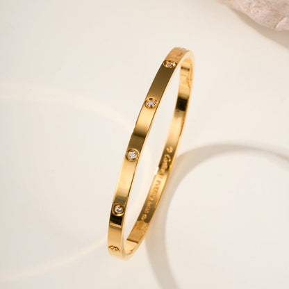 [⭐Veyra]LOVE BRACELET 3.65MM 10 DIAMONDS