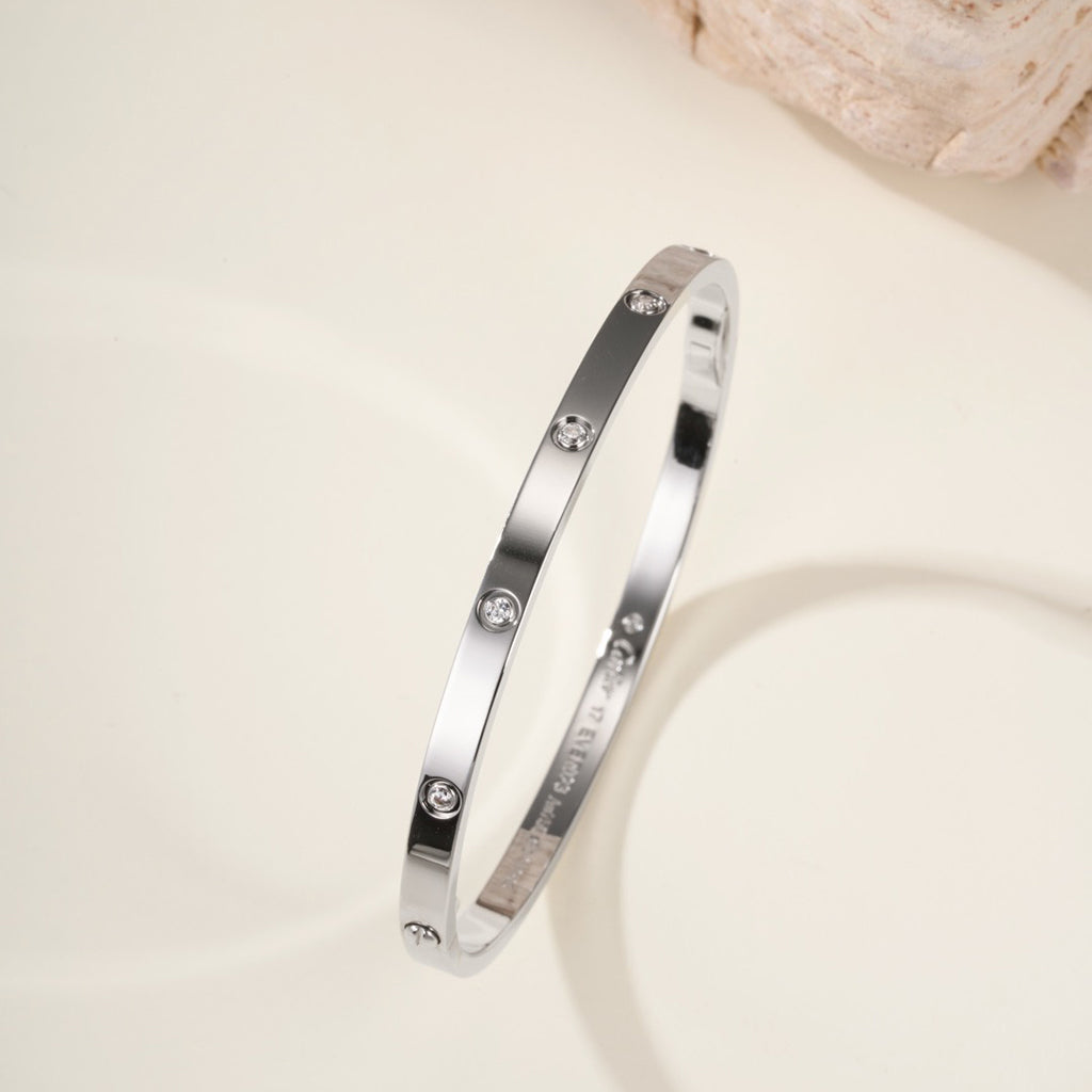 [⭐Veyra]LOVE BRACELET 3.65MM 10 DIAMONDS