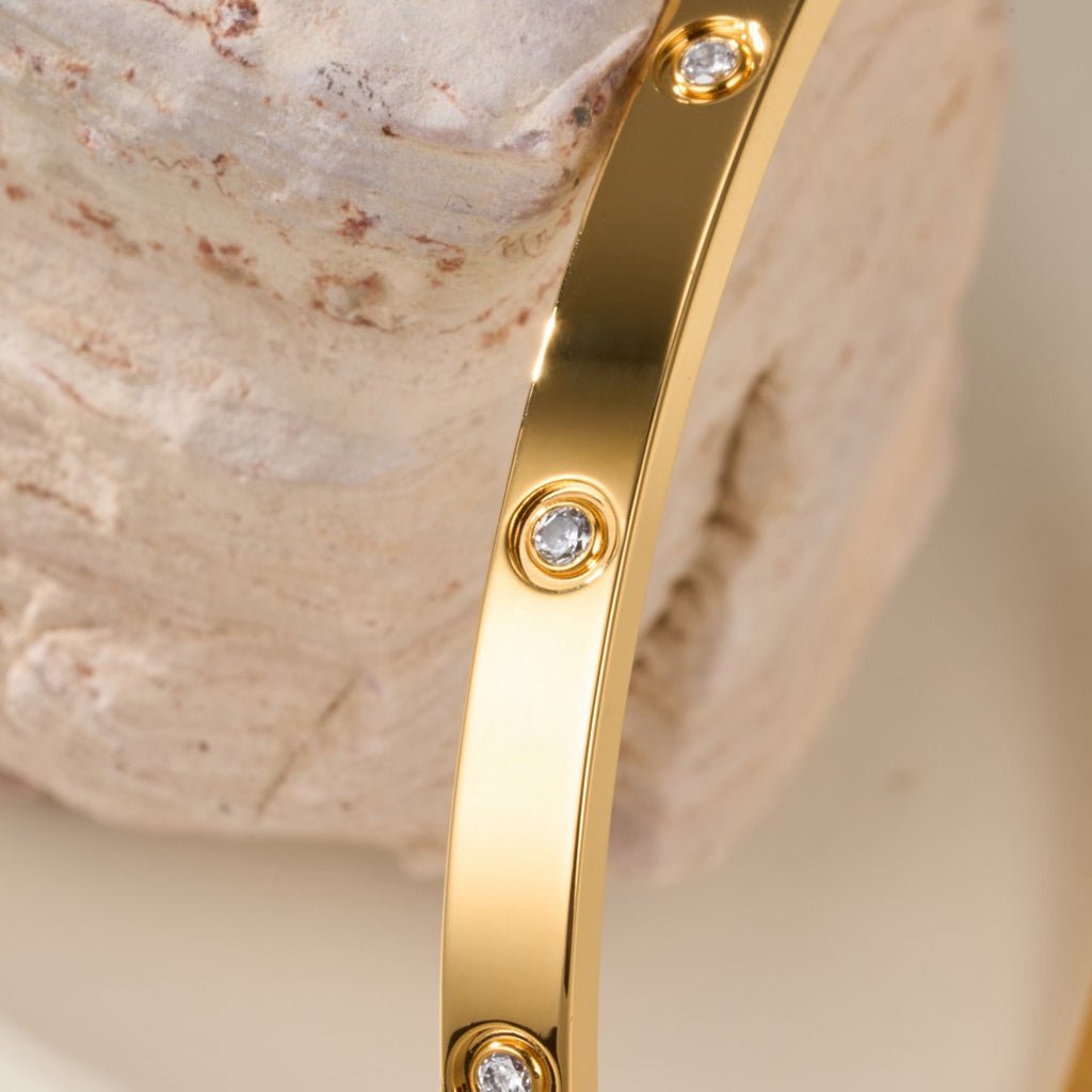 [⭐Veyra]LOVE BRACELET 3.65MM 10 DIAMONDS