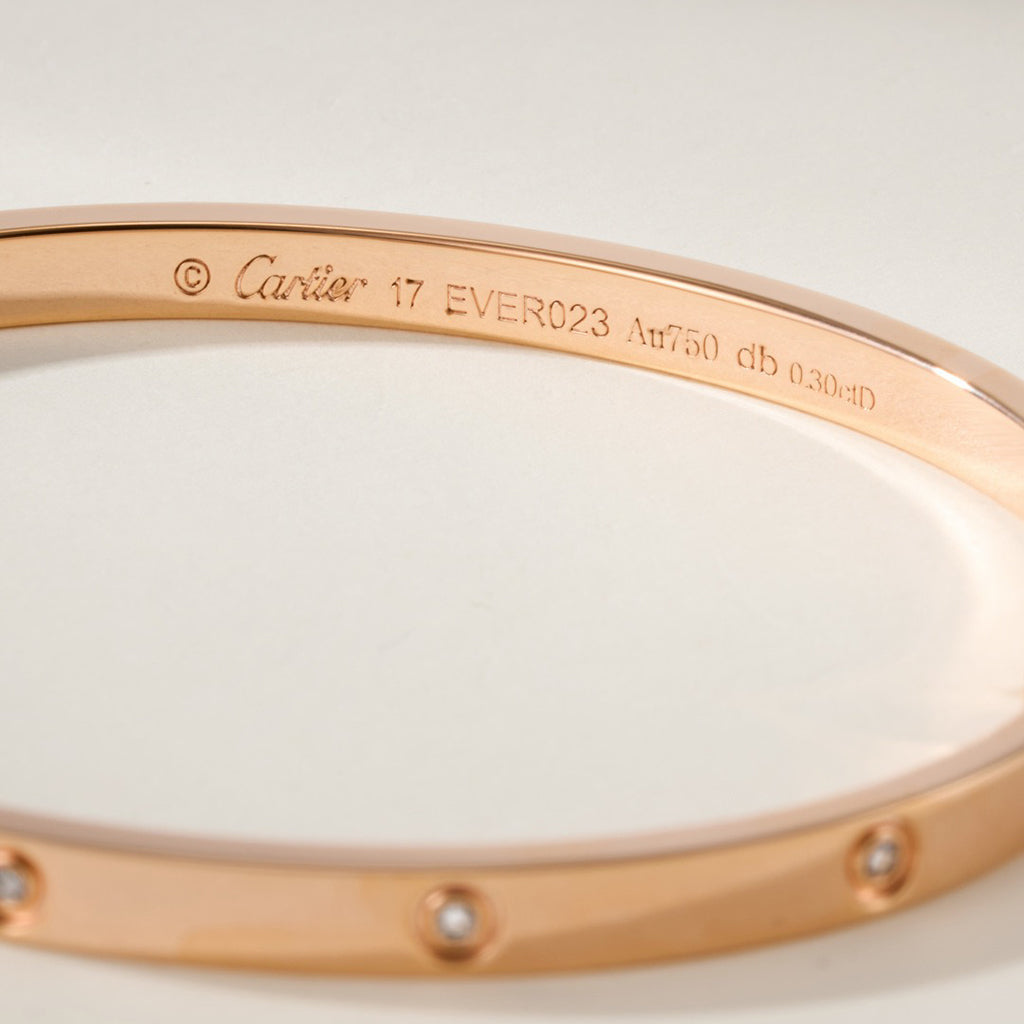 [⭐Veyra]LOVE BRACELET 3.65MM 10 DIAMONDS