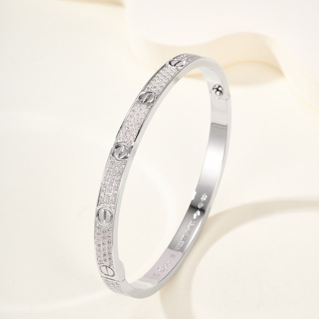 [⭐Veyra]LOVE BRACELET 4.8MM DIAMOND-PAVED