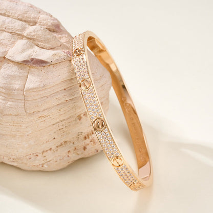 [⭐Veyra]LOVE BRACELET 4.8MM DIAMOND-PAVED