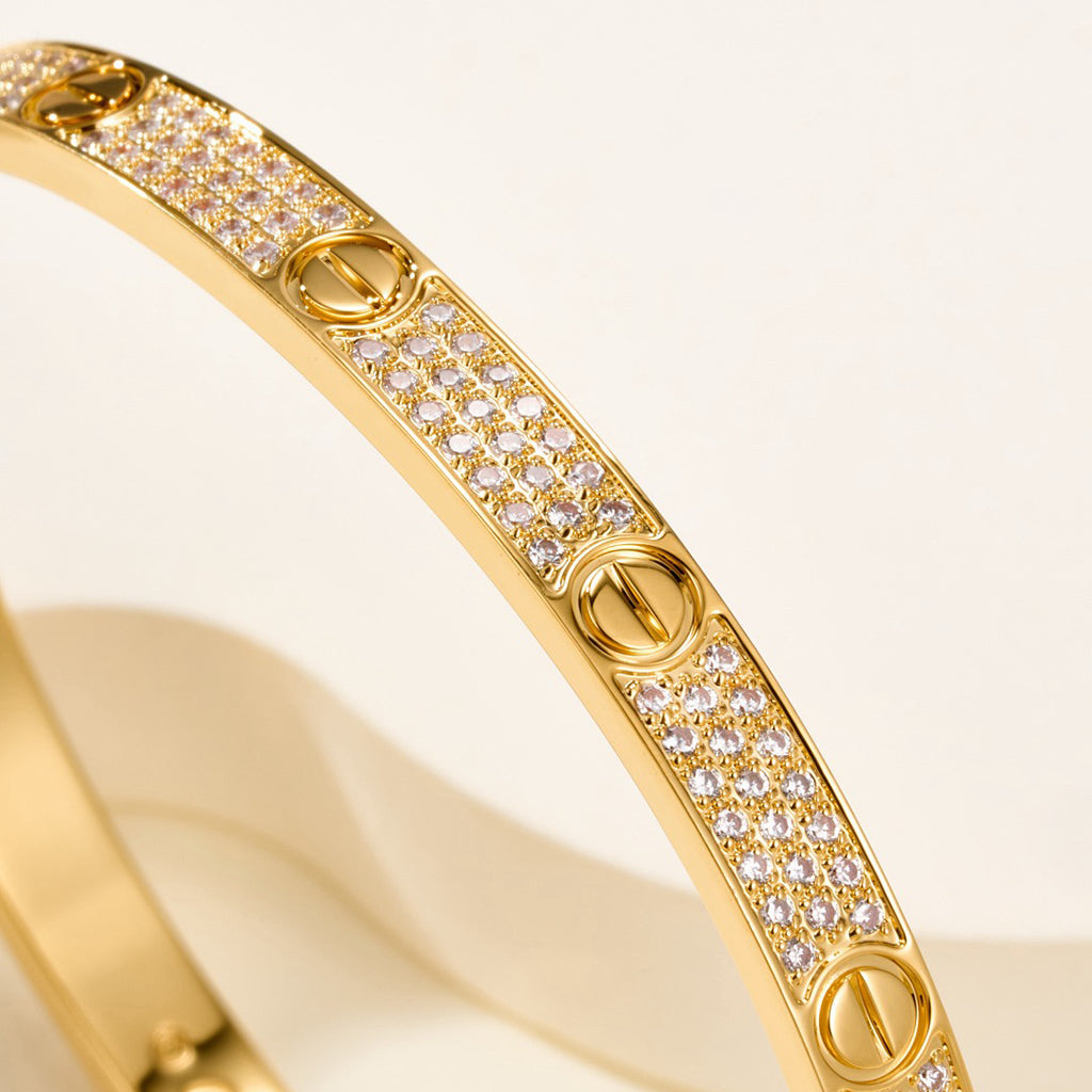 [⭐Veyra]LOVE BRACELET 4.8MM DIAMOND-PAVED