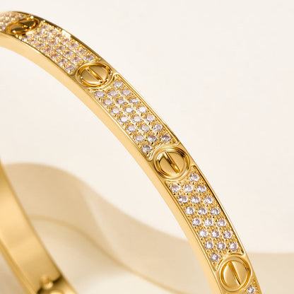 [⭐Veyra]LOVE BRACELET 4.8MM DIAMOND-PAVED