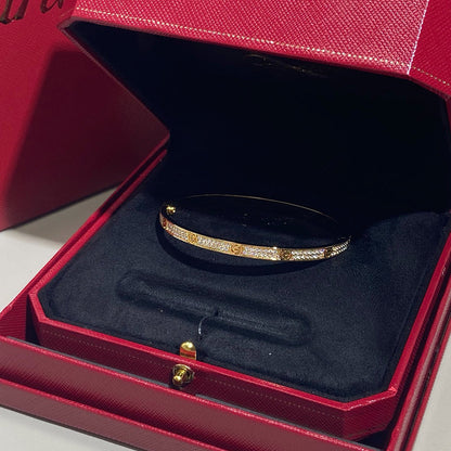 [⭐Veyra]LOVE BRACELET 3.65MM DIAMOND-PAVED