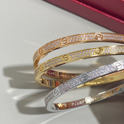 [⭐Veyra]LOVE BRACELET 3.65MM DIAMOND-PAVED