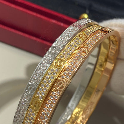 [⭐Veyra]LOVE BRACELET 3.65MM DIAMOND-PAVED
