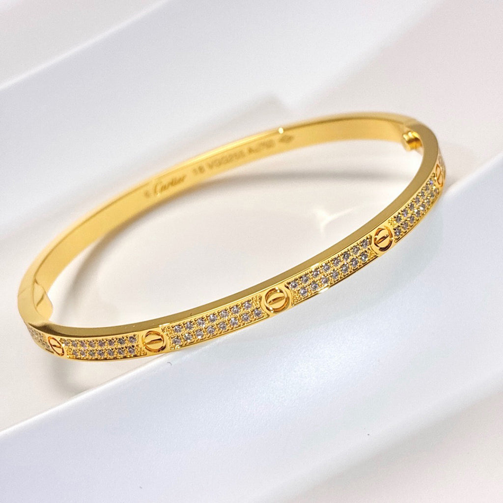 [⭐Veyra]LOVE BRACELET 3.65MM DIAMOND-PAVED