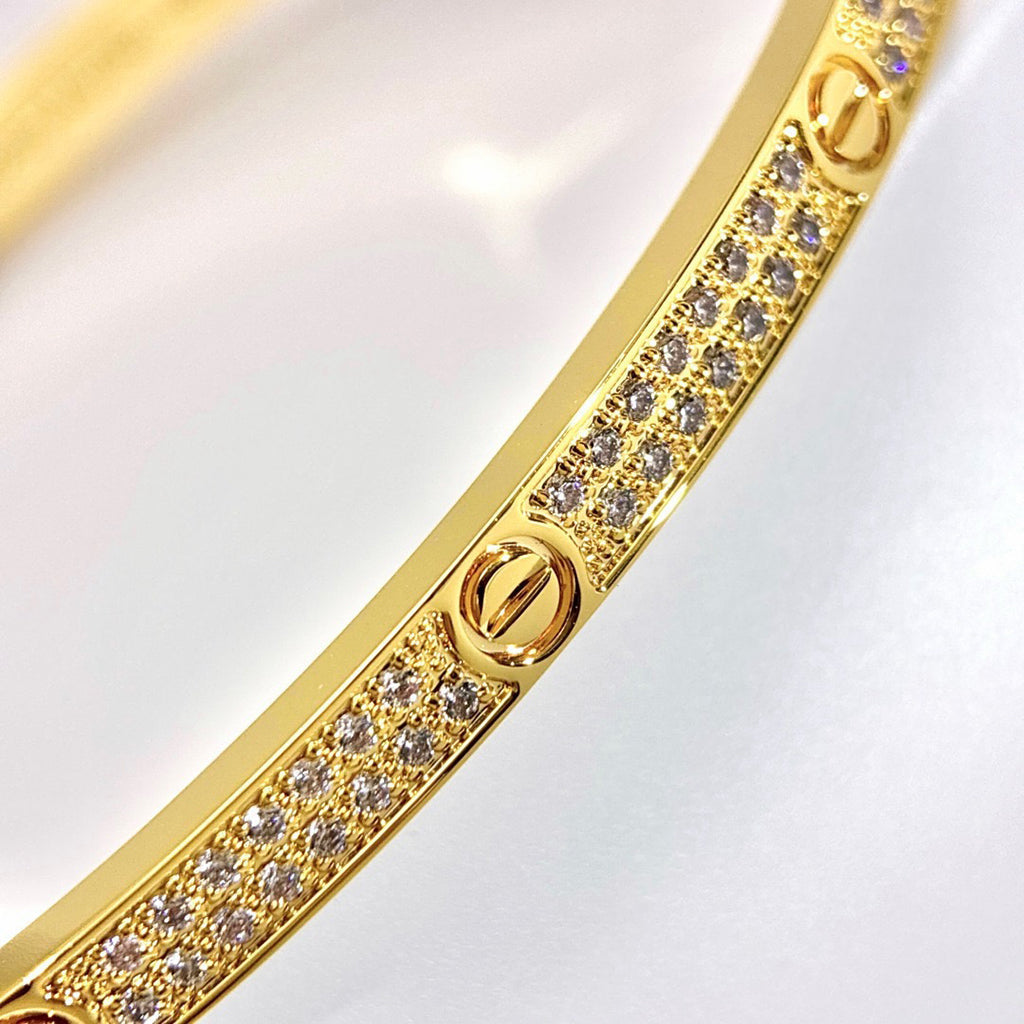 [⭐Veyra]LOVE BRACELET 3.65MM DIAMOND-PAVED