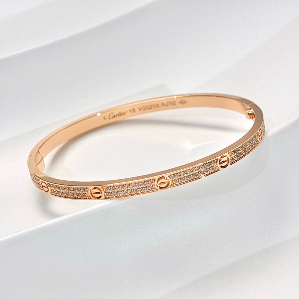 [⭐Veyra]LOVE BRACELET 3.65MM DIAMOND-PAVED