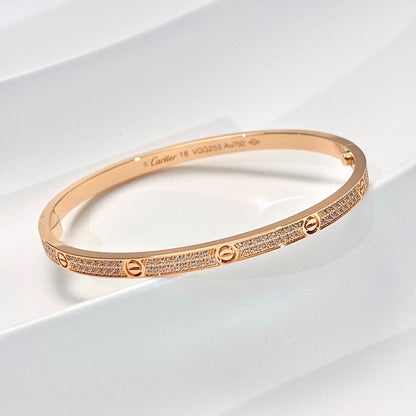 [⭐Veyra]LOVE BRACELET 3.65MM DIAMOND-PAVED