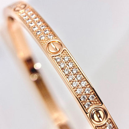 [⭐Veyra]LOVE BRACELET 3.65MM DIAMOND-PAVED