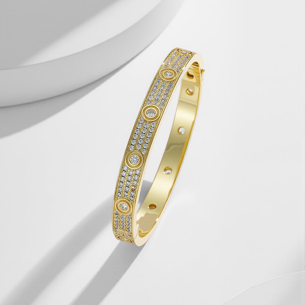 [⭐Veyra]LOVE BRACELET 6.1MM DIAMOND-PAVED 10 BIG DIAMONDS