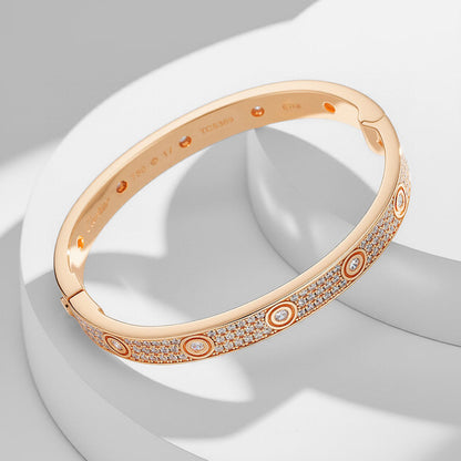 [⭐Veyra]LOVE BRACELET 6.1MM DIAMOND-PAVED 10 BIG DIAMONDS