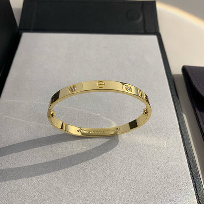[⭐Veyra]LOVE BRACELET 6.1MM 4 DIAMONDS
