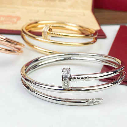 [⭐Veyra]JUSTE BRACELET 3.5MM DOUBLE ROW DIAMOND