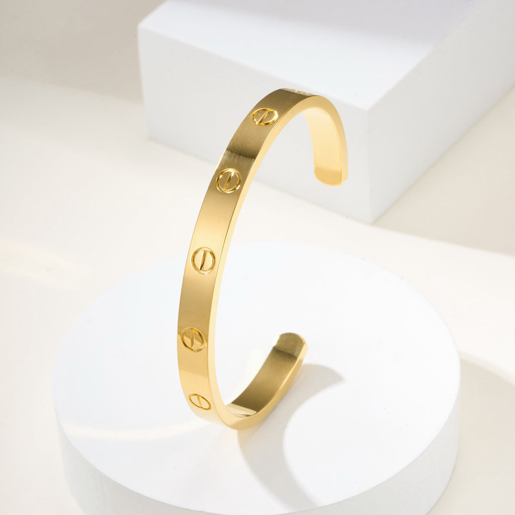 [⭐Veyra]LOVE BRACELET 6.1MM OPEN CUFF