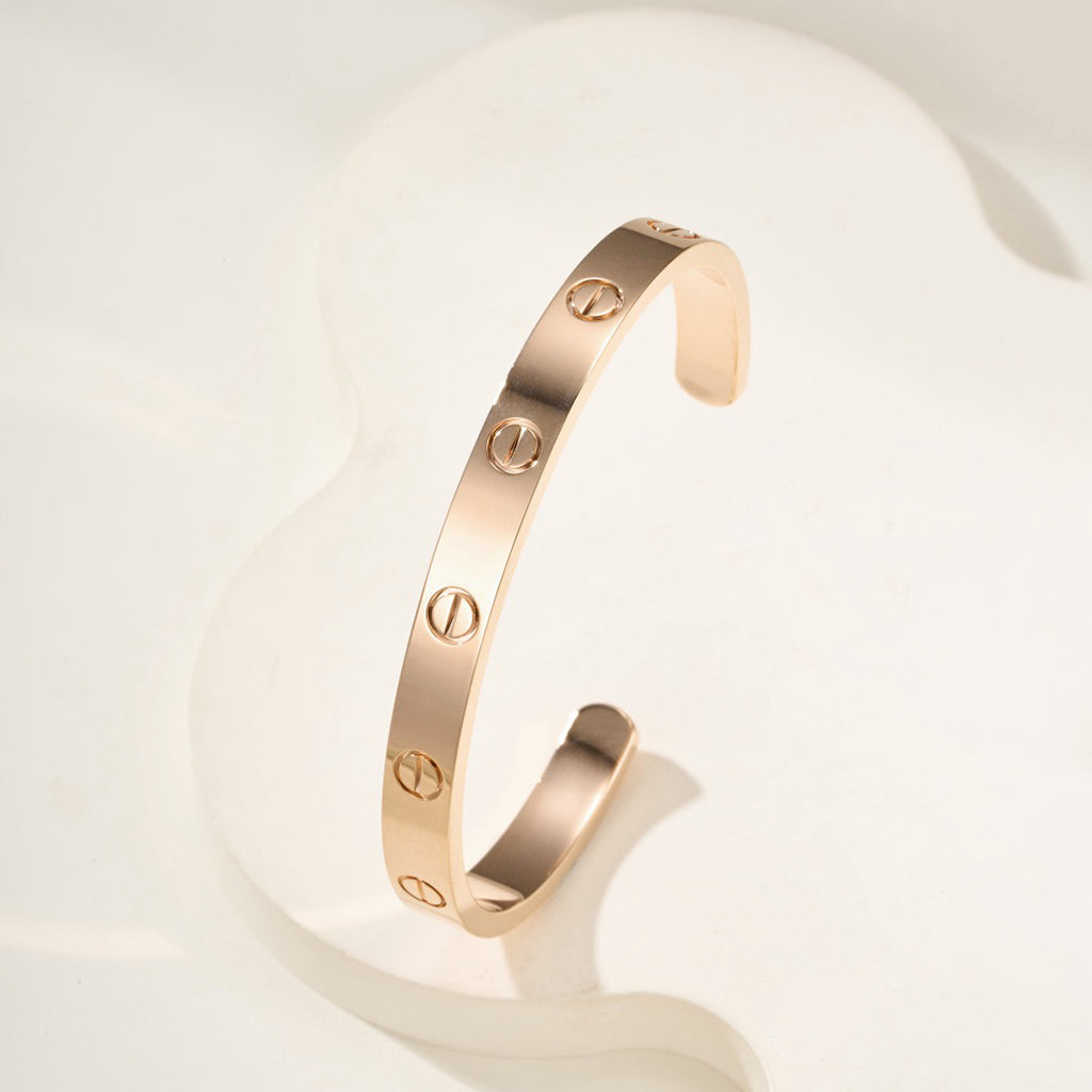 [⭐Veyra]LOVE BRACELET 6.1MM OPEN CUFF
