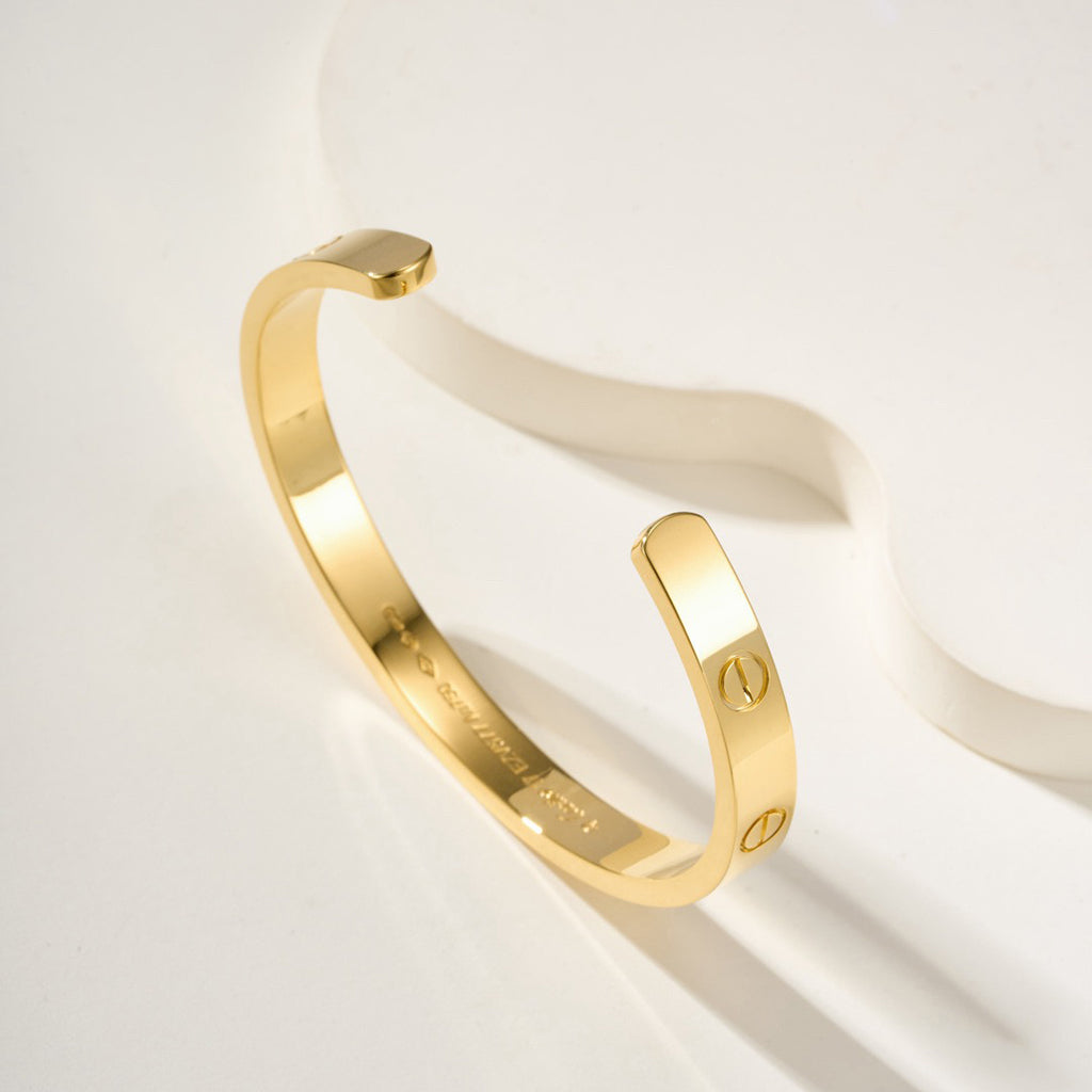 [⭐Veyra]LOVE BRACELET 6.1MM OPEN CUFF