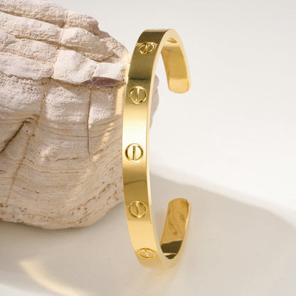 [⭐Veyra]LOVE BRACELET 6.1MM OPEN CUFF