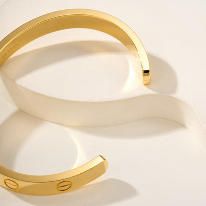 [⭐Veyra]LOVE BRACELET 6.1MM OPEN CUFF