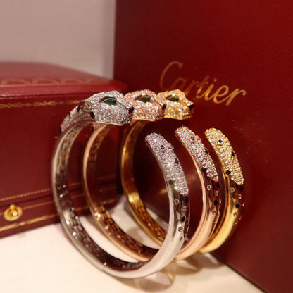 [⭐Veyra]PANTHERE BIG BRACELET DIAMONDS