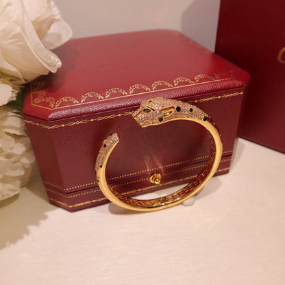 [⭐Veyra]PANTHERE BIG BRACELET DIAMONDS