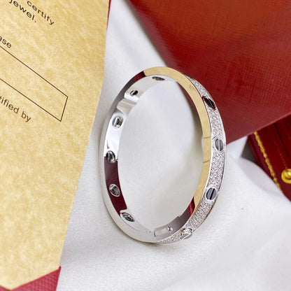 [⭐Veyra]LOVE BRACELET 6.1MM DIAMOND-PAVED CERAMIC