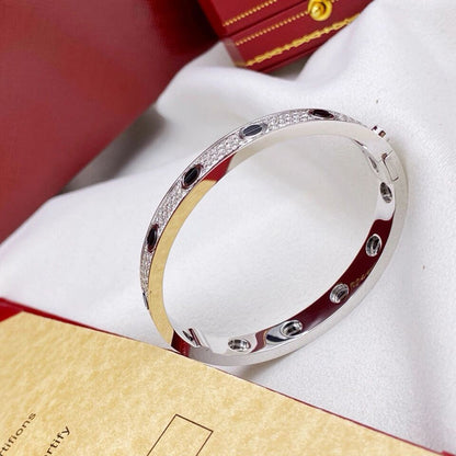 [⭐Veyra]LOVE BRACELET 6.1MM DIAMOND-PAVED CERAMIC
