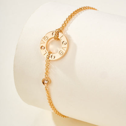 [⭐Veyra]LOVE BRACELET 2 DIAMOND