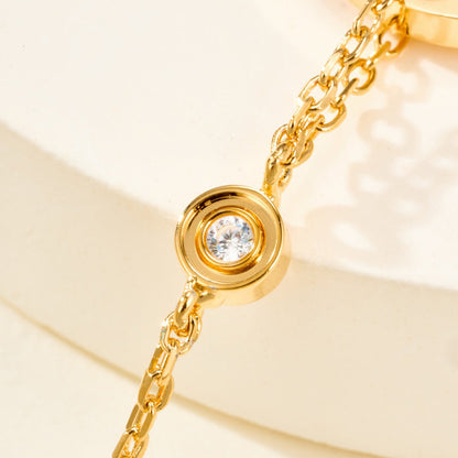 [⭐Veyra]LOVE BRACELET 2 DIAMOND