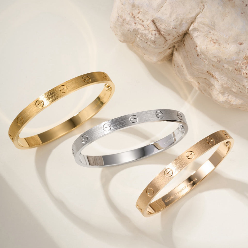 [⭐Veyra]LOVE BRACELET 6.1MM BRUSHED