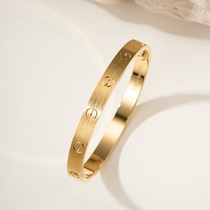 [⭐Veyra]LOVE BRACELET 6.1MM BRUSHED